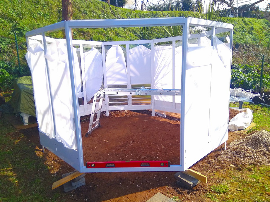 Instalación de cenador en Santa Cruz - Oleiros - A Coruña