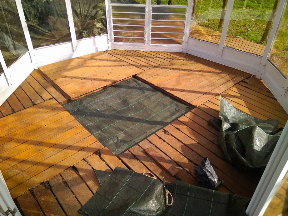 Instalación de cenador en Santa Cruz - Oleiros - A Coruña