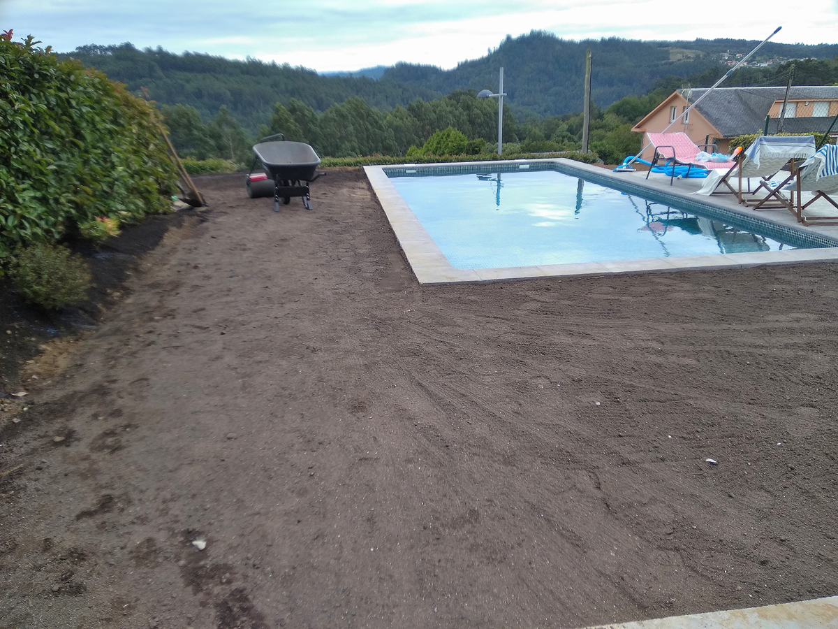 Instalación de tepe en Coirós - A Coruña