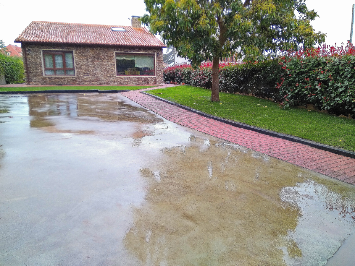 Instalación de tepe en Mondego - Sada - A Coruña