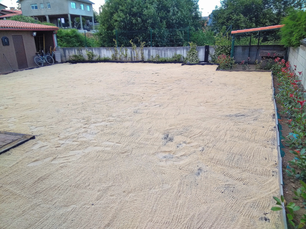 Instalación de tepe en Mondego - Sada - A Coruña